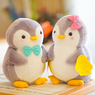 Super Cute Q Penguin Doll Girls' Plush Toys Little Doll Bed Baby Sleeping Pillow Comfort Ragdoll