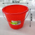 Plastic bucket portable bucket with cover Red bucket