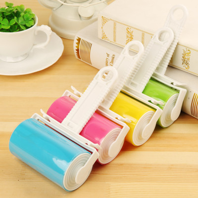 Washable Roller with Lid Lent Remover Portable Sticky Clothes Hair Remover Carpet Bed Sheet Hair Suction Sticky Roller