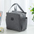 Cross-Border Portable Double-Pocket Insulated Lunch Bag Aluminum Foil Thickening Lunch Box Insulation Bag with Rice Lunch Bag Lunch Box Insulation Bag