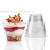 Disposable Aviation Plastic Cup Mousse Dessert Cup Pudding Ice Cream Ice Cream Cup round