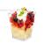 Mousse Cup Disposable 160ml Dessert Ice Cream Cup PS Benzene Square Cup
