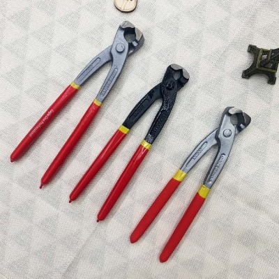 Walnut Pliers Binding Cable Broken Wire Vise Woodworking Top Cutting Flat-Nose Pliers 6-8-9 Inch Multi-Functional Nail Pulling Pincers