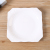 White Melamine Tableware Cut Angle Magnolia Plate Creative Thickening Shallow Plate Dish Hotel Restaurant Western Food Plate