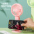 Large Small Handheld Fan Students Work to Make Logo Lithium Battery Charging Candy Color USB Fan Wholesale