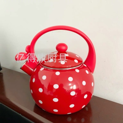 5l Enamel Kettle Whistling Kettle Insulation Teapot Induction Cooker Natural Gas Universal