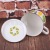 14cm Thick Enamelled Cup Nostalgic Tea Cup Fast Food Cup Lunch Box Instant Noodle Cup Tea Container Lunch Bag