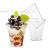 Disposable Plastic Mousse Dessert Party Outdoor Cup High Permeability PS Airplane Cup