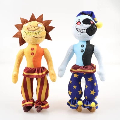 Cross-Border New Hot Sun Moon Clown Plush Doll Surrounding the Game Toy