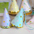 Birthday Party Hat Bronzing Tassels Party Birthday Hat Baby Children Adult Dress up Birthday Hat Children Birthday Paper Hat