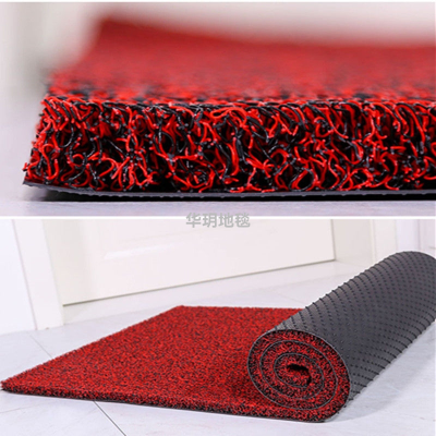 PVC Wire Ring Thickened with Studs Non-Slip Car Carpet Foot Mats Household Coil Mat Advertising Mat Hotel Outdoor Mat