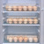 W15-2367 Transparent Square Egg Storage Box Brand New Plastic Refrigerator Egg Storage Box Kitchen Duck Egg Storage Shelf Box Lot