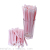 Disposable Straws 6mm * 19.7cm White Sucker Paper Single Packing 400pcs Factory in Stock Supply White Tube