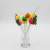 Cross-Border Supply Disposable Plastic Straw Bendable Fruit Straw Shaped Straw Craft Latte Art Straw