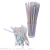 Disposable Straws 6mm * 19.7cm White Sucker Paper Single Packing 400pcs Factory in Stock Supply White Tube