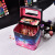 Factory Customized Large Cute Double Cosmetic Case Portable Cosmetic Bag Travel Storage Bag Cosmetics Toolbox