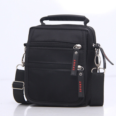 Factory Direct Sales Trendy Men's Bag Shoulder Messenger Bag Casual Handbag Waist Bag Multipurpose Pouch Baocheng Agent