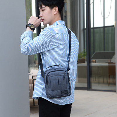 New Single Shoulder Crossbody Men's Bag Fashion Leisure Business Bag Outdoor Sports China Export Bag Urban Simple Handbag