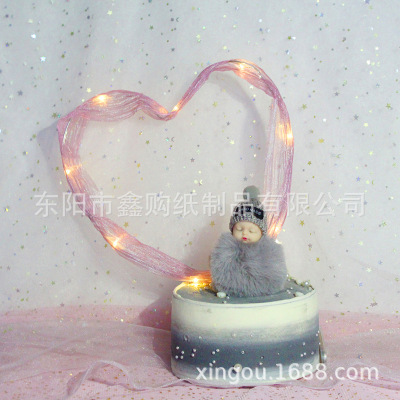 INS Fairy Ribbon Ribbon Cake Decoration Colorful Luminous Strip Decorative Ribbon Cake Dessert Decoration