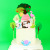 Baking Cake Topper Polymer Clay Dinosaur Cartoon Animal Cake Plug-in Dessert Table Fondant Cake Decoration Supplies