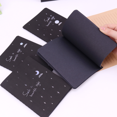Diary Notebook Black Paper Notepad Sketch Graffiti Notebook for Drawing Painting Office School Stationery Notebook