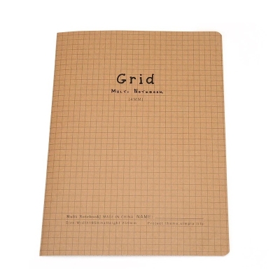 B5 notebook grid Paper