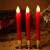 Led Long Brush Holder Candle Christmas Simulation Tears Electric Candle Lamp Long Candle Lamp Furniture Wedding Celebration Decoration Small Night Lamp