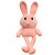 Tiktok Same Style Net Red Rabbit Pull Ears Rabbit Plush Toy Long Eared Rabbit Long Leg Pull Rabbit 80cm