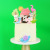 Baking Cake Topper Polymer Clay Dinosaur Cartoon Animal Cake Plug-in Dessert Table Fondant Cake Decoration Supplies
