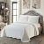 Embroidered Bedspread European-Style Quilted Short Plush Quiltedtextiles Three-Piece Set Winter Thicken Thermal Bedding