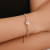 Best seller in Europe and America new fashion loving heart zircon Bracelet fresh simple rhinestone women's bracelet