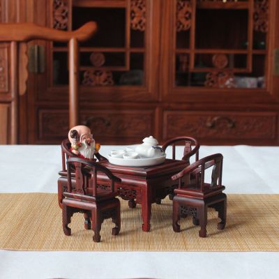 Rosewood Miniature Furniture Model Decoration Mini Simulation Classical Model Furniture Rosewood Wooden Craftwork