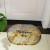 PVC Wire Ring Entrance Carpet Egg-Shaped Oval Non-Slip Paws Rubbing Durable Ins Mild Luxury Marble Bathroom Mat