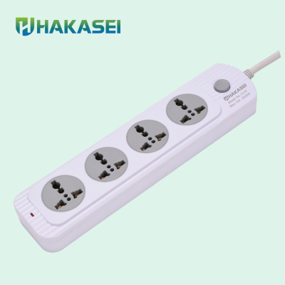 BS 3PIN fused 1gang 4 way single switched socket extension electric socket power strip