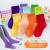 22 Children's Spring and Summer Pure Color Double Needle Tube Socks Candy Color Boys and Girls Baby Cotton Socks Students' Socks Factory Wholesale