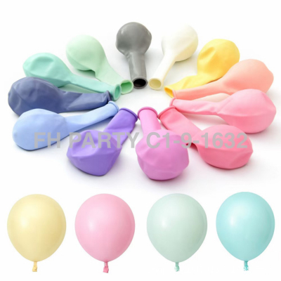 10-Inch Maca Color Rubber Balloons