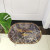 PVC Wire Ring Entrance Carpet Egg-Shaped Oval Non-Slip Paws Rubbing Durable Ins Mild Luxury Marble Bathroom Mat