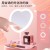 Mirror Beauty Dressing Mirror USB Rechargeable Mirror Love Heart-Shaped Makeup Mirror Led with Light Fill Light Mirror