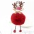 Imitation Rabbit Fur Cartoon Santa Claus Plush Pendant Santa Claus Fur Ball Keychain Cars and Bags Ornaments