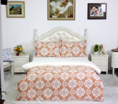 New Four-Piece Bedding Set Quilt Cover Bed Cover Pillow Bed Sheet Jacquard Quilt Three-Piece Set Foreign Trade Wholesale