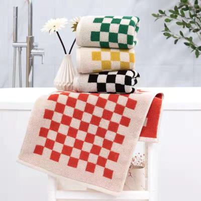 Morning Youjia Original Fashion Brand Living Hall Love Rubik's Cube Towel Cotton Soft Absorbent Thickened Towel