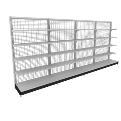 Supermarket shelves Double-sided shelves metal shelves