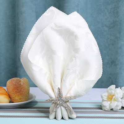 Popular Cross-Border Creative Starfish Napkin Ring Napkin Ring Wedding Hotel Table Decoration Napkin Ring