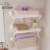 Shuangqing Wall-Mounted Strong Suction Kitchen and Bathroom Two-Layer Double Rod Bath Rack Stainless Steel Towel Rack