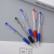 Transparent Pen Rod Ballpoint Pen Red Blue Black Pen Refill Ballpoint Pen 8 Suction Card Packaging