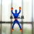 Wall-Climbing Man Sticky Spider-Man Wall-Climbing Superman 9cm Wall-Climbing Man 2 Yuan Shop Traditional Toy Scan Code Push Toy