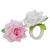 Champagne Rose Flowers Napkin Ring Valentine's Day Hotel Napkin Ring Creative Hemp Rope Woven Napkin Ring Napkin Ring