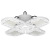 Led Deformation Folding Lamp Cross-Border Hot Sale 2 Leaves 3 Leaves 4 Leaves Garage Light Factory Folding Lamp