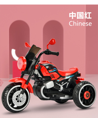 Children's Electric Motor Double Drive Remote Control Can Sit Large Tricycle Men and Women Baby's Toy Car Battery Car