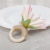 American Wooden Napkin Ring Banquet Table Flowers Napkin Ring New Bow Decoration Flowers Foreign Trade Napkin Ring